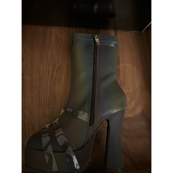 Ellie Shoes Women's 557-mandy Ankle Boot Black Size 6 MSRP $100 - Picture 3 of 4